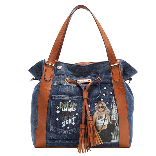 DREAMER DENIM SHOULDER BAG