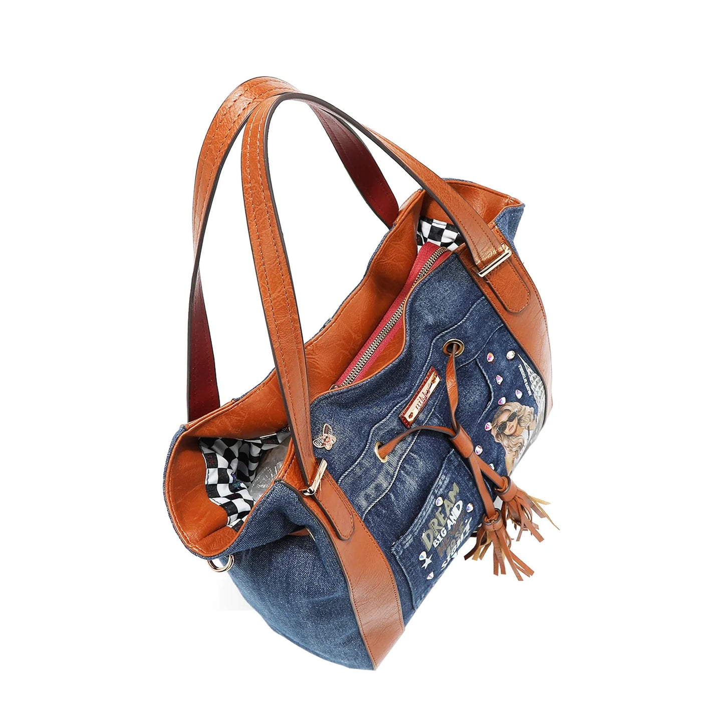 DREAMER DENIM SHOULDER BAG