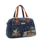 ONE HAPPY FAMILY DENIM SATCHEL