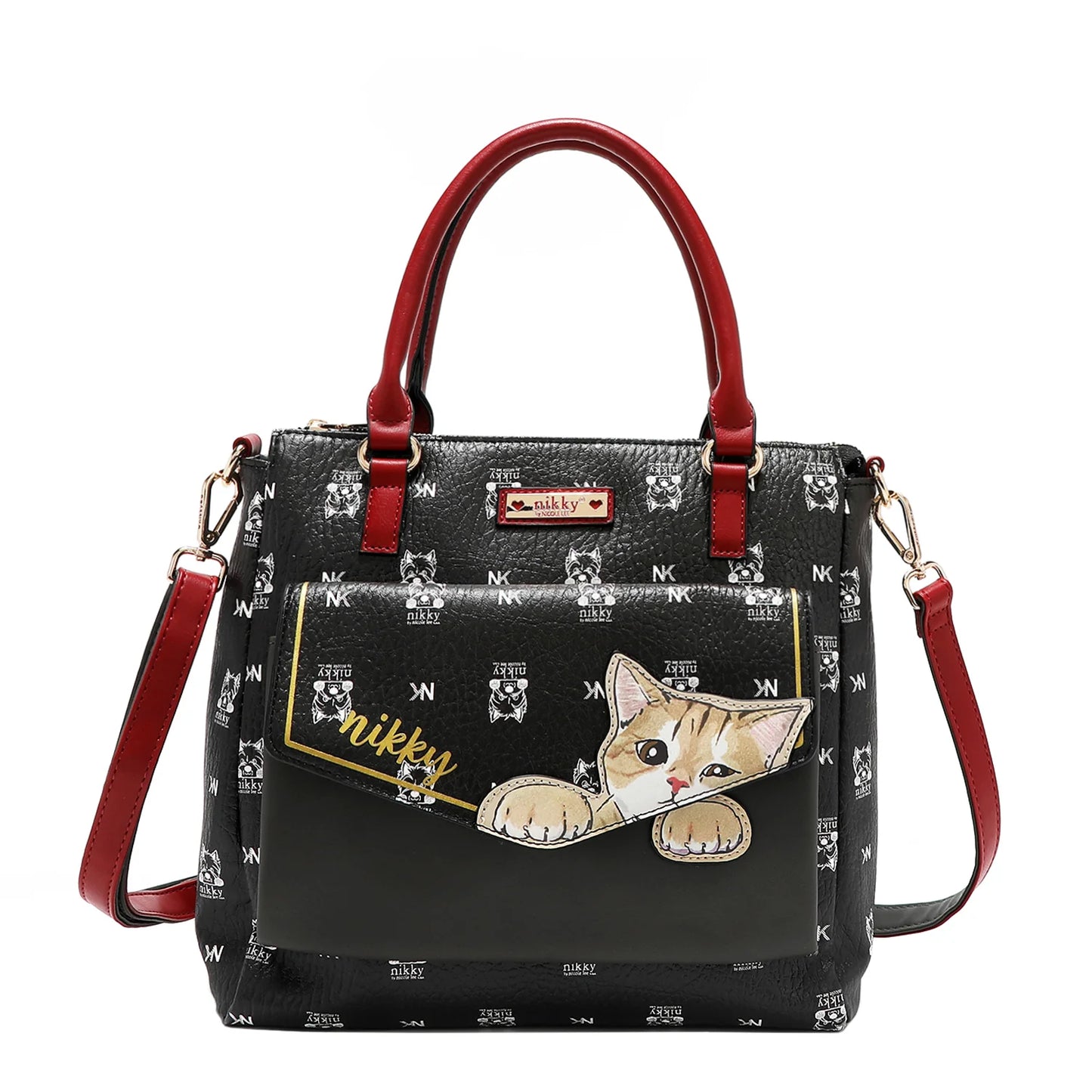 NIKKY FINDS MEOW SATCHEL BAG