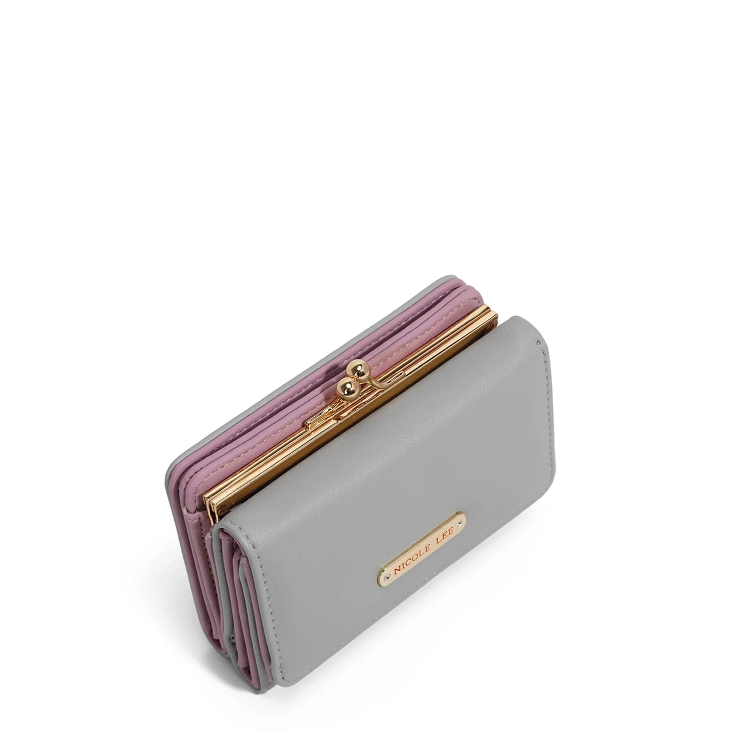 P7452 NICOLE LEE SOLID AGUSTINA TRIFOLD WALLET