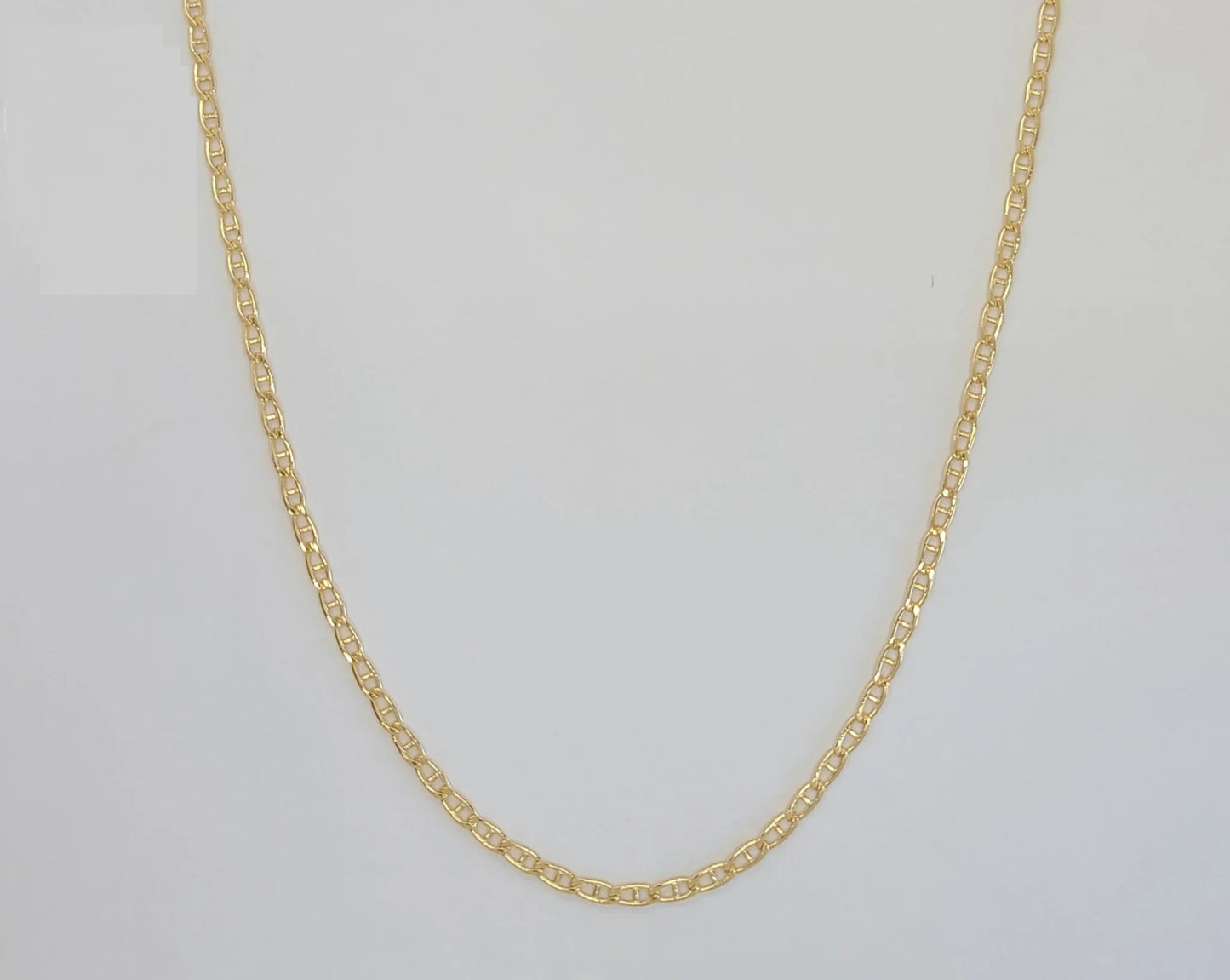 CADENA 18K GOLD LAMINATE - 2.5MM MARINER LINK CHAIN