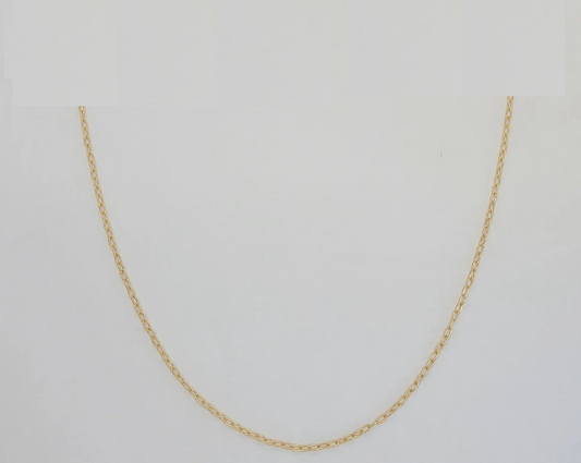 CADENA 18K GOLD LAMINATE - 1.5MM OPEN ROLO LINK CHAIN 20"