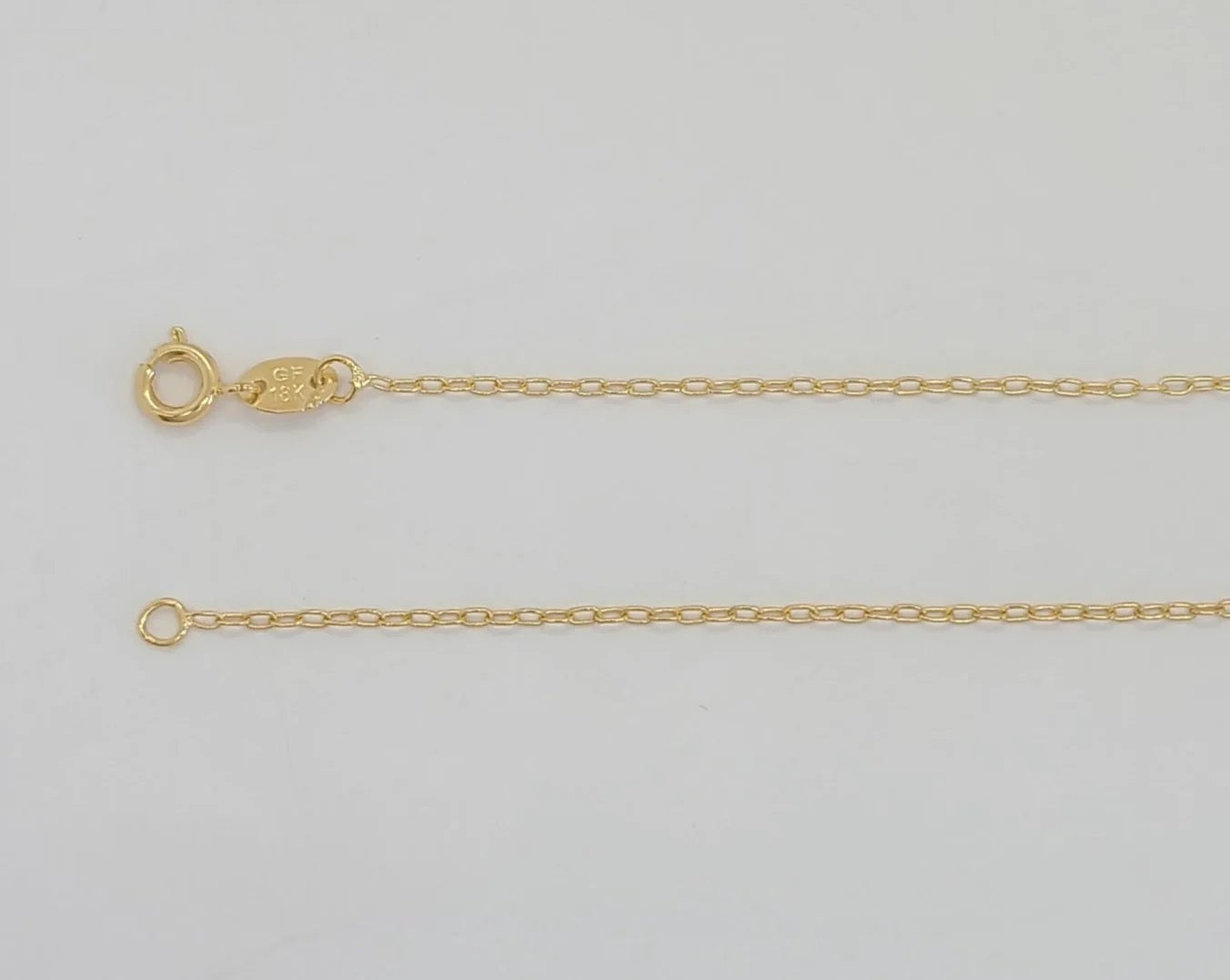 CADENA 18K GOLD LAMINATE - 1.5MM OPEN ROLO LINK CHAIN 20"