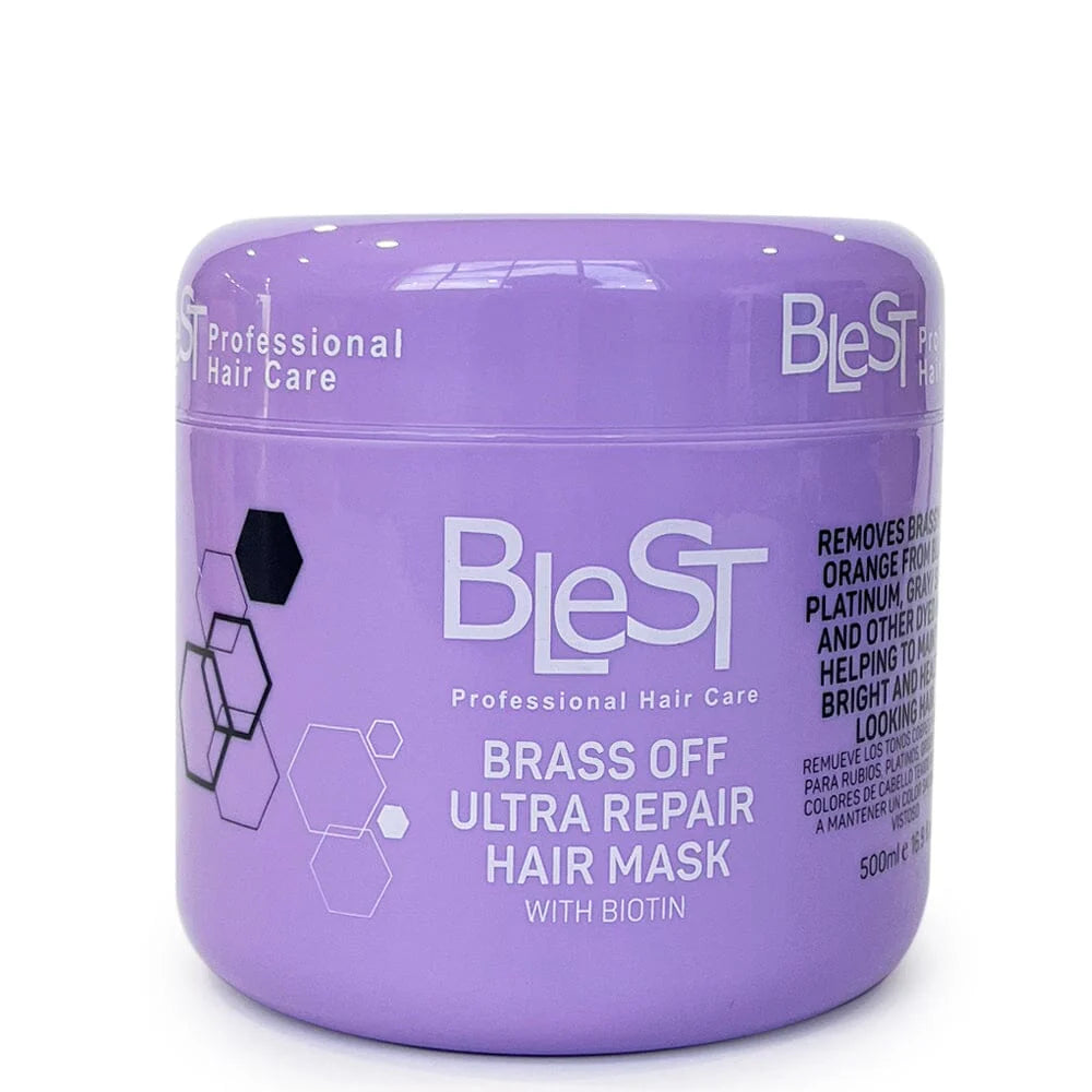 BLEST BRASS OFF ULTRA REPAIR HAIR MASK WITH BIOTIN