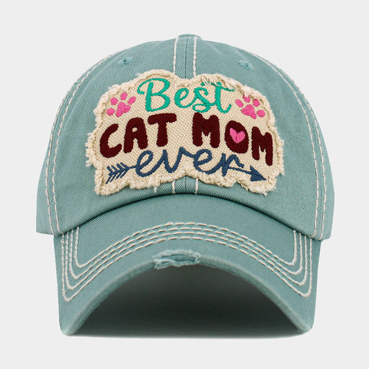 Best Cat Mom Ever Baseball Cap