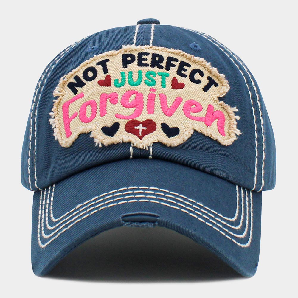 Not Perfect Just Forgiven Baseball Cap