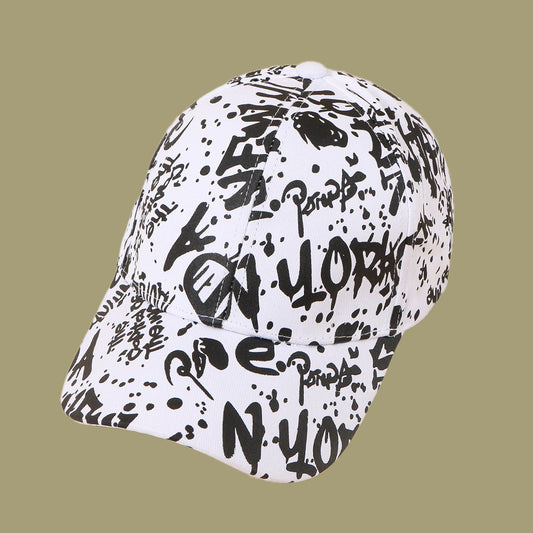 Gorra Con Alfabeto De Graffiti De Moda