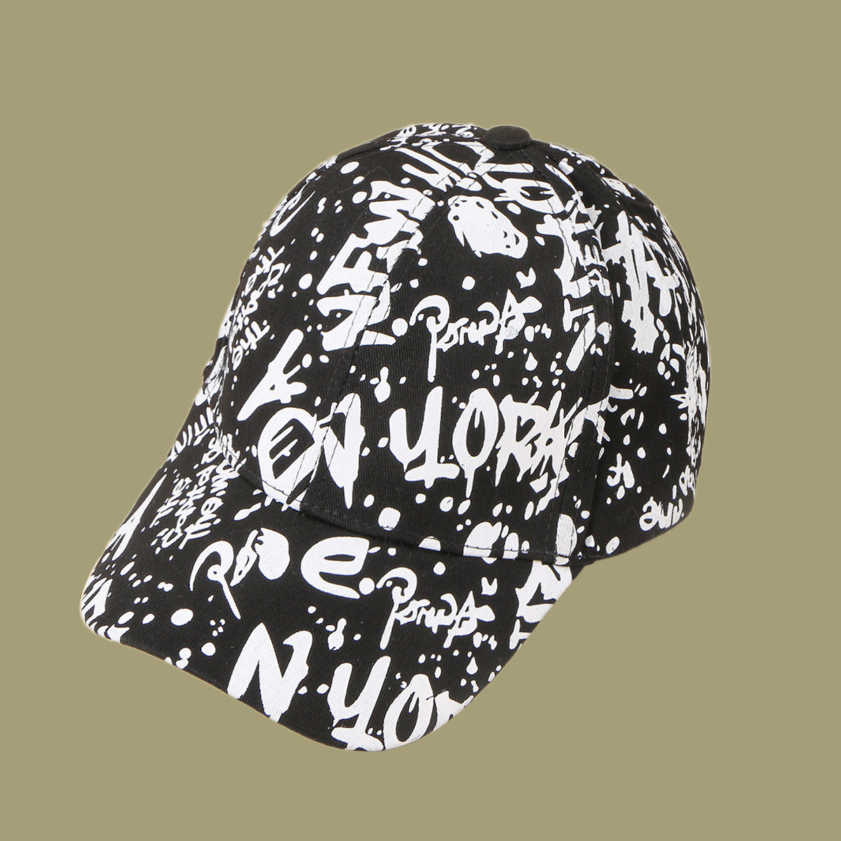 Gorra Con Alfabeto De Graffiti De Moda