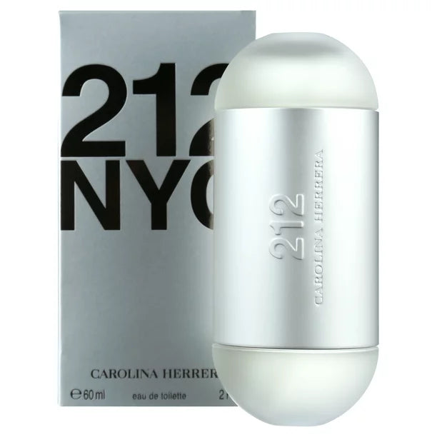 Carolina Herrera 212 Eau de Toilette Perfume for Women, 3.4 Oz Full Size